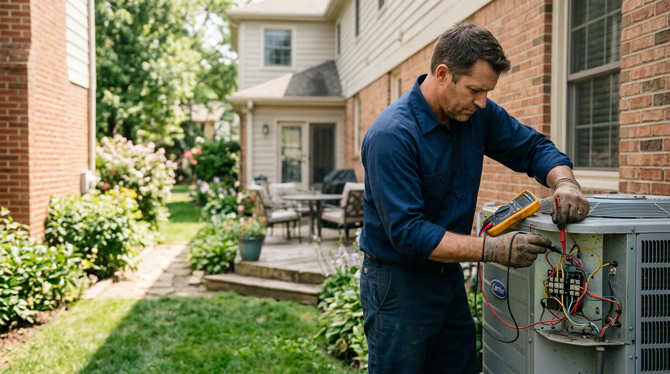 HVAC technician working near Liberal, KS